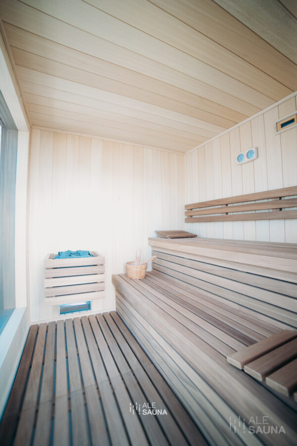 Zewnętrzna Sauna Ogrodowa | Abachi & Radiata Termo | Edycja Premium - obrazek 5