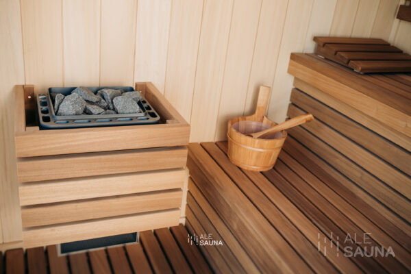 Zewnętrzna Sauna Ogrodowa | Abachi & Radiata Termo | Edycja Premium - obrazek 10